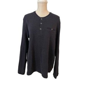 Ted Baker London‎ Sweater Men’s 5 XL Navy Quarter Button Pullover